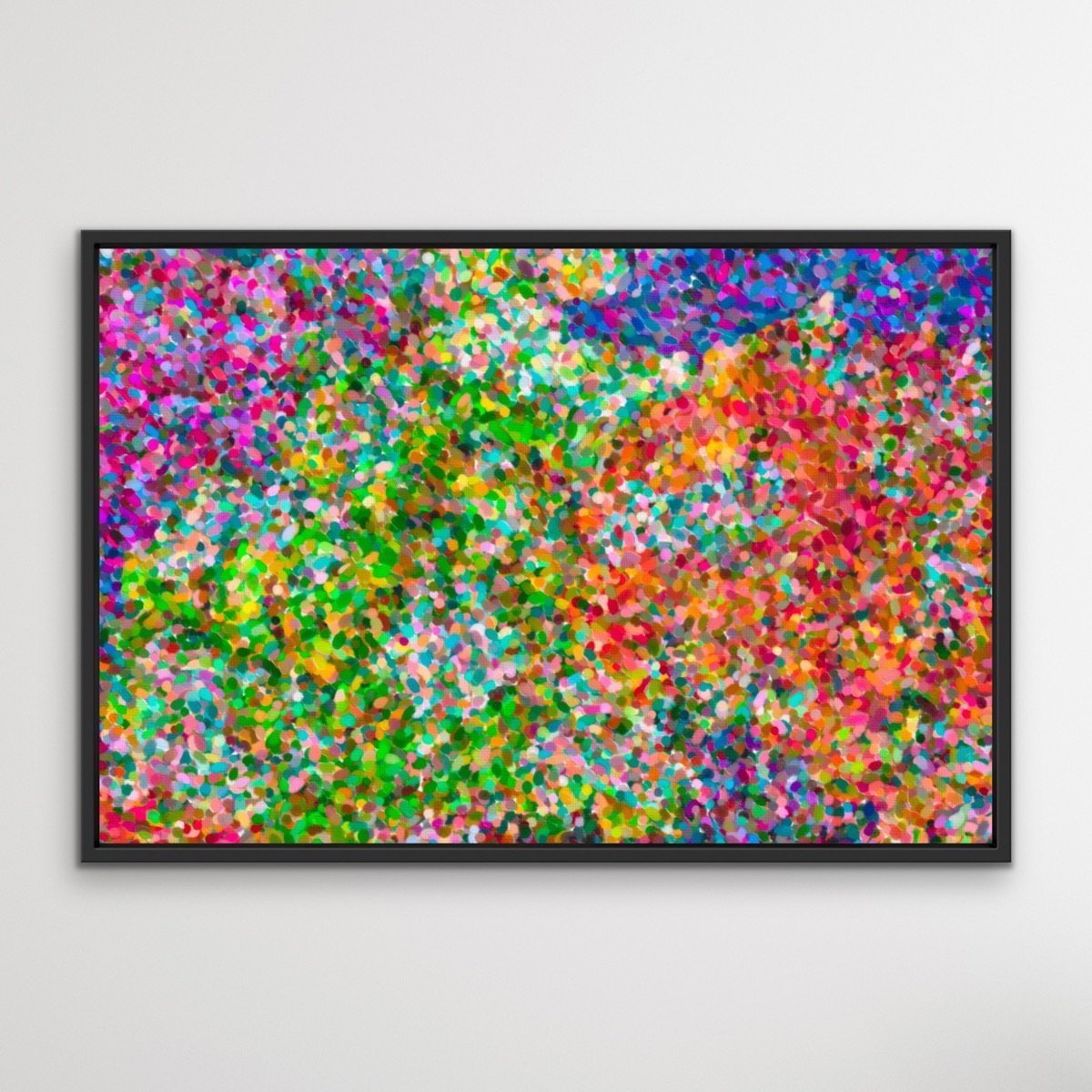 Sky High - Bright Colourful Mountain Canvas and Paper Art Print - I Heart  Wall Art Australia