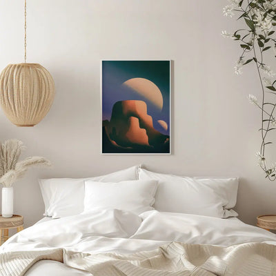 2 Moons of Mars - Stretched Canvas, Poster or Fine Art Print I Heart Wall Art