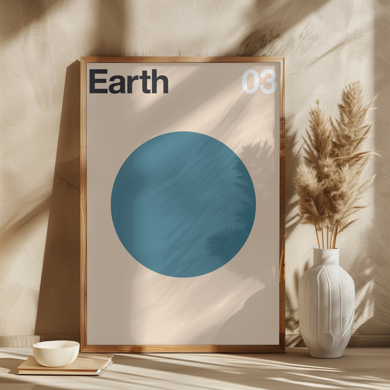 Earth - Square Stretched Canvas, Poster or Fine Art Print I Heart Wall Art