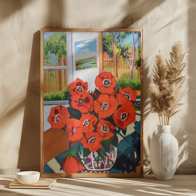 Poppies - Stretched Canvas, Poster or Fine Art Print I Heart Wall Art