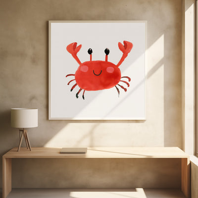 Crabs Up - Stretched Canvas, Poster or Fine Art Print I Heart Wall Art