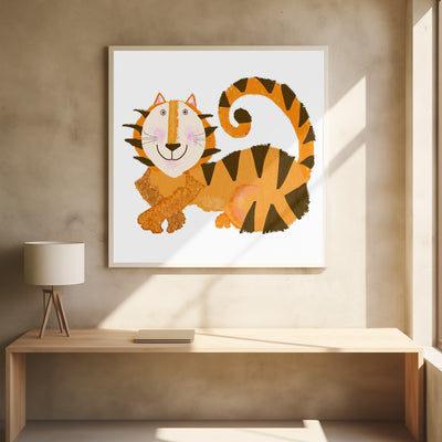 A Tiger - Stretched Canvas, Poster or Fine Art Print I Heart Wall Art