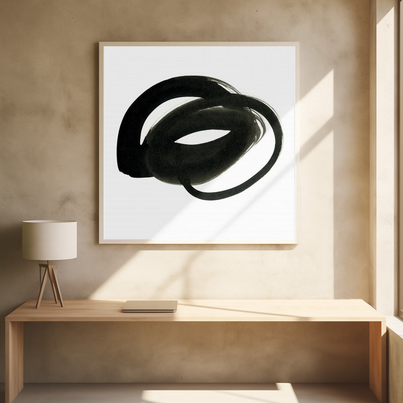 Black On White 6 - Stretched Canvas, Poster or Fine Art Print I Heart Wall Art