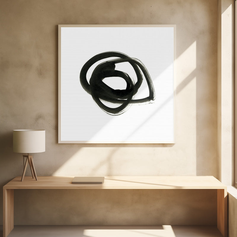 Black On White 7 - Stretched Canvas, Poster or Fine Art Print I Heart Wall Art