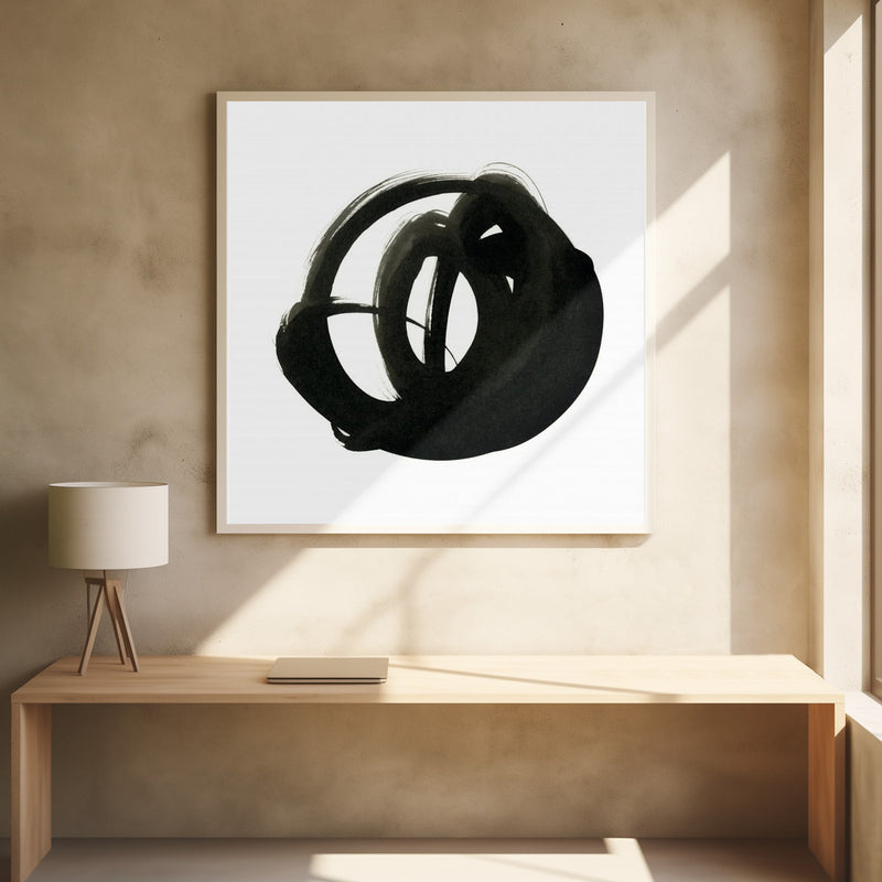 Black On White 10 - Stretched Canvas, Poster or Fine Art Print I Heart Wall Art