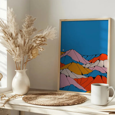 A Vibrant Landscape - Stretched Canvas, Poster or Fine Art Print I Heart Wall Art