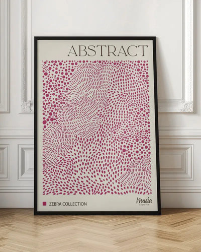 ABSTRACT. Zebra Collection - Stretched Canvas, Poster or Fine Art Print I Heart Wall Art