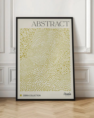 ABSTRACT. Zebra Collection - Stretched Canvas, Poster or Fine Art Print I Heart Wall Art