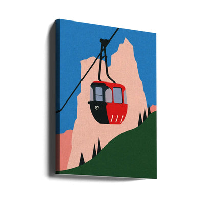 Allgäu Alps - Stretched Canvas, Poster or Fine Art Print I Heart Wall Art