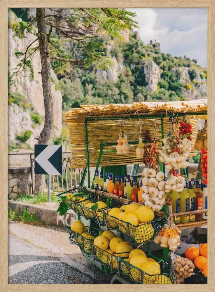 Amalfi Coast Drive XV - Stretched Canvas, Poster or Fine Art Print I Heart Wall Art