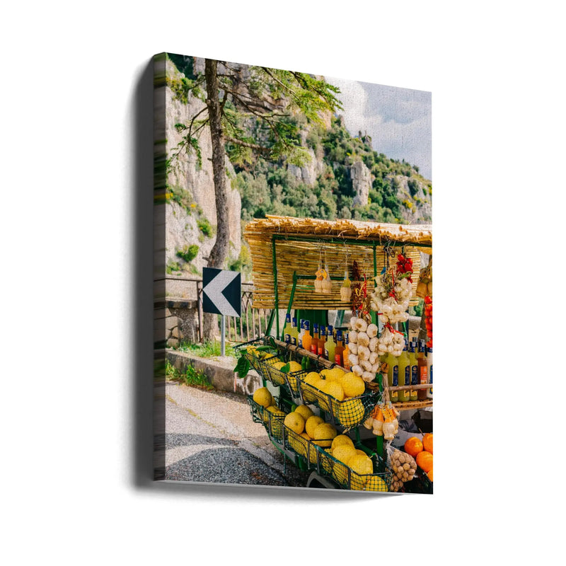 Amalfi Coast Drive XV - Stretched Canvas, Poster or Fine Art Print I Heart Wall Art