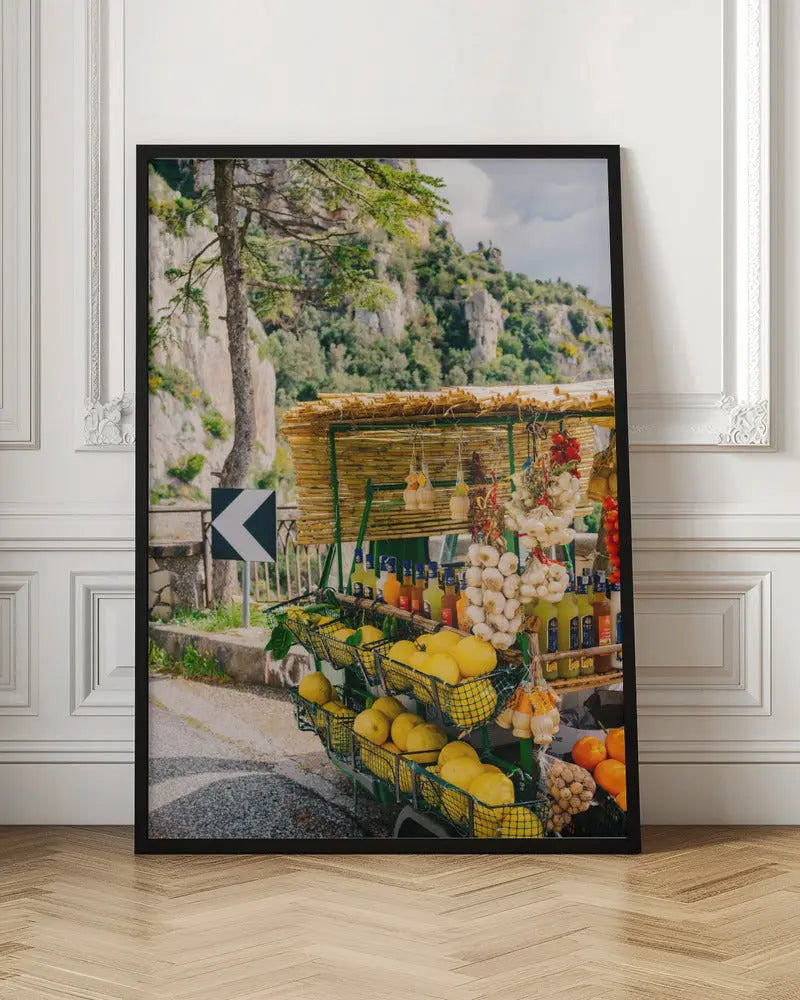 Amalfi Coast Drive XV - Stretched Canvas, Poster or Fine Art Print I Heart Wall Art