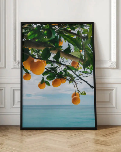 Amalfi Coast Oranges IV - Stretched Canvas, Poster or Fine Art Print I Heart Wall Art