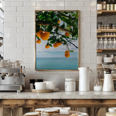 Amalfi Coast Oranges IV - Stretched Canvas, Poster or Fine Art Print I Heart Wall Art