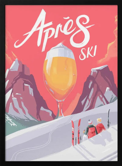 Apés Ski - Stretched Canvas, Poster or Fine Art Print I Heart Wall Art