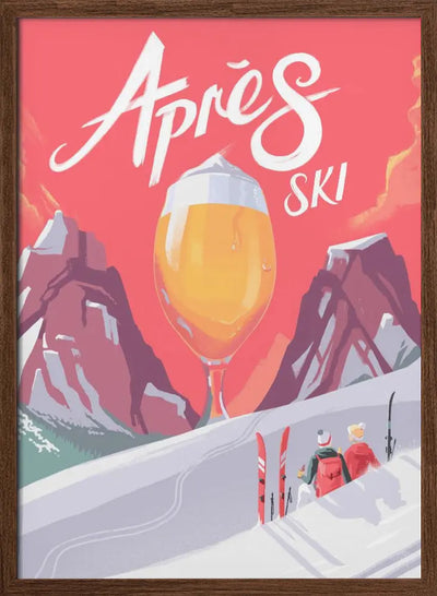 Apés Ski - Stretched Canvas, Poster or Fine Art Print I Heart Wall Art