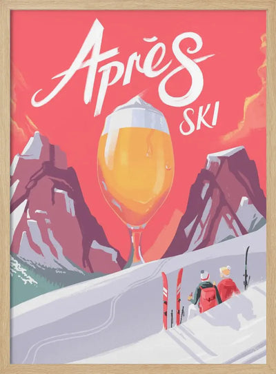 Apés Ski - Stretched Canvas, Poster or Fine Art Print I Heart Wall Art