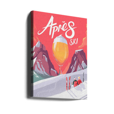 Apés Ski - Stretched Canvas, Poster or Fine Art Print I Heart Wall Art