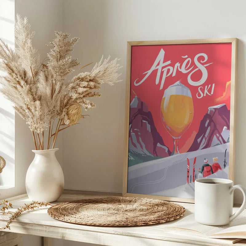 Apés Ski - Stretched Canvas, Poster or Fine Art Print I Heart Wall Art