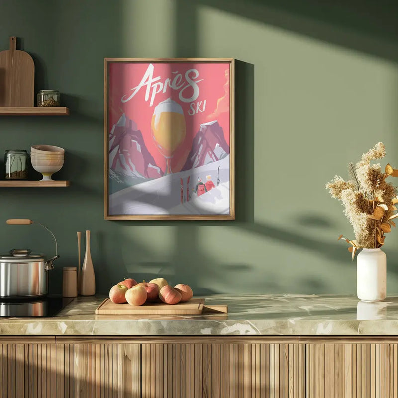 Apés Ski - Stretched Canvas, Poster or Fine Art Print I Heart Wall Art