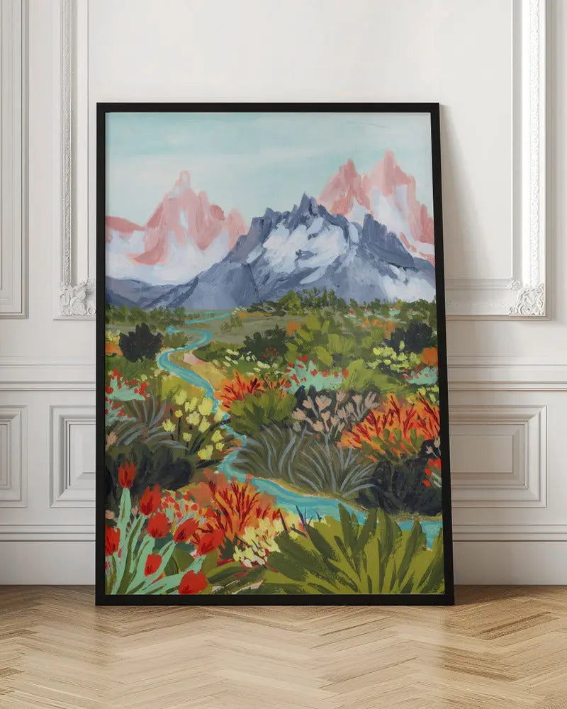 Autumn Mountains - Stretched Canvas, Poster or Fine Art Print I Heart Wall Art