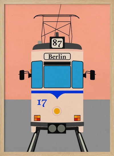 Berlin Tram - Stretched Canvas, Poster or Fine Art Print I Heart Wall Art