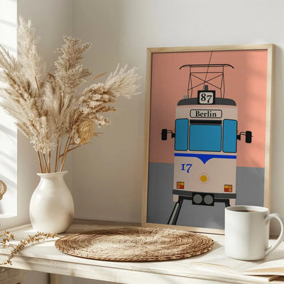 Berlin Tram - Stretched Canvas, Poster or Fine Art Print I Heart Wall Art