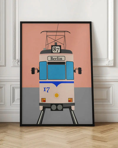 Berlin Tram - Stretched Canvas, Poster or Fine Art Print I Heart Wall Art