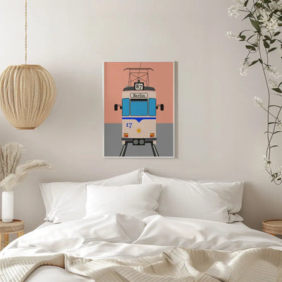 Berlin Tram - Stretched Canvas, Poster or Fine Art Print I Heart Wall Art