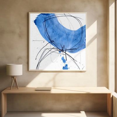 Blue - Stretched Canvas, Poster or Fine Art Print I Heart Wall Art