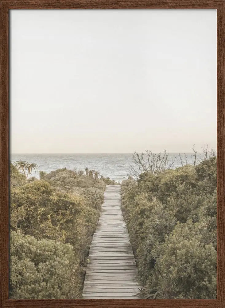 Boardwalk - Stretched Canvas, Poster or Fine Art Print I Heart Wall Art