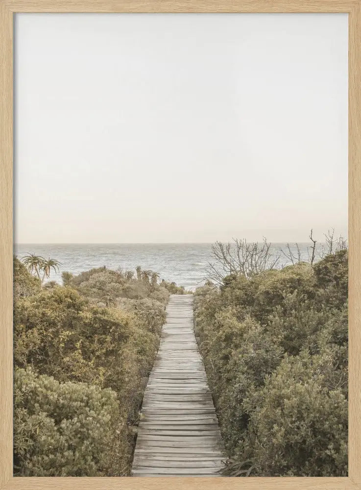 Boardwalk - Stretched Canvas, Poster or Fine Art Print I Heart Wall Art