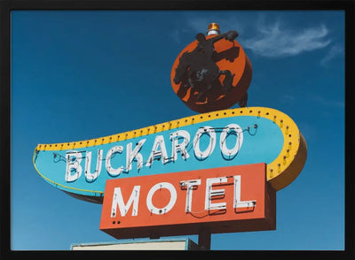 Buckaroo Motel - Stretched Canvas, Poster or Fine Art Print I Heart Wall Art