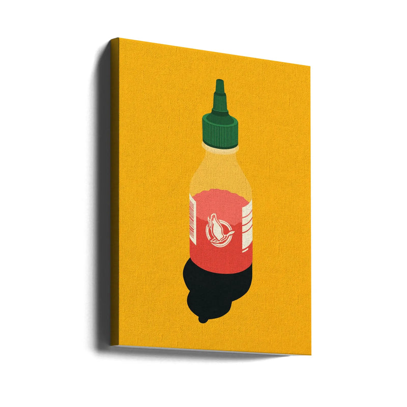 Chilli Sauce - Stretched Canvas, Poster or Fine Art Print I Heart Wall Art