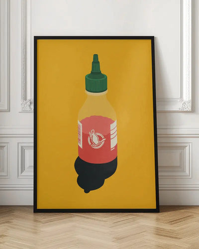 Chilli Sauce - Stretched Canvas, Poster or Fine Art Print I Heart Wall Art