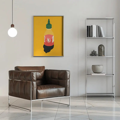 Chilli Sauce - Stretched Canvas, Poster or Fine Art Print I Heart Wall Art