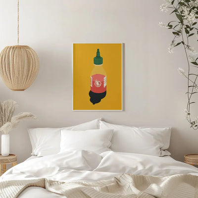 Chilli Sauce - Stretched Canvas, Poster or Fine Art Print I Heart Wall Art