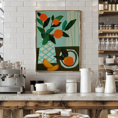 Citrus Morning Still Life II - Stretched Canvas, Poster or Fine Art Print I Heart Wall Art