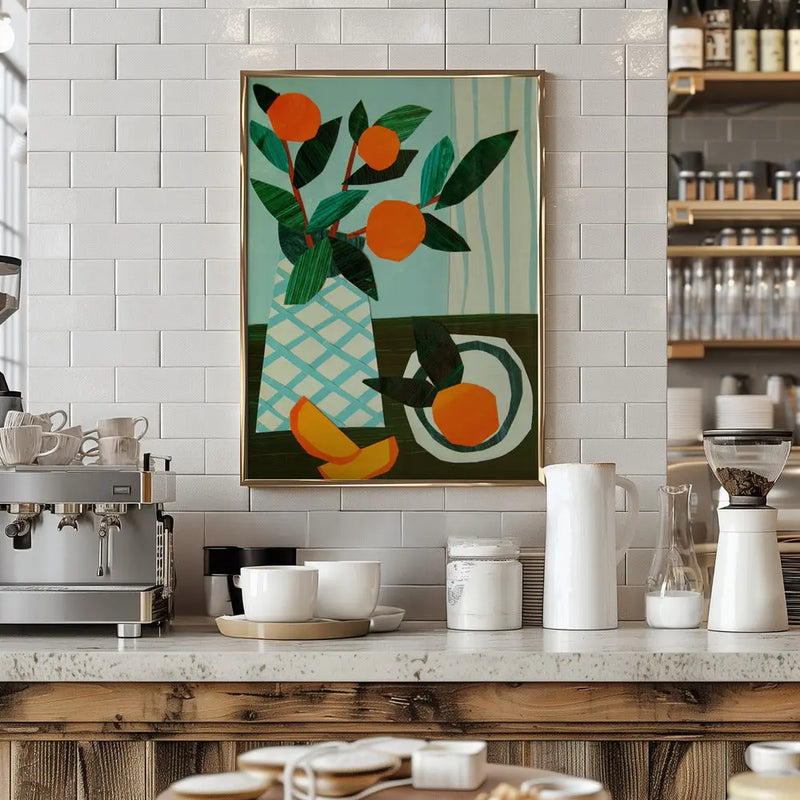 Citrus Morning Still Life II - Stretched Canvas, Poster or Fine Art Print I Heart Wall Art