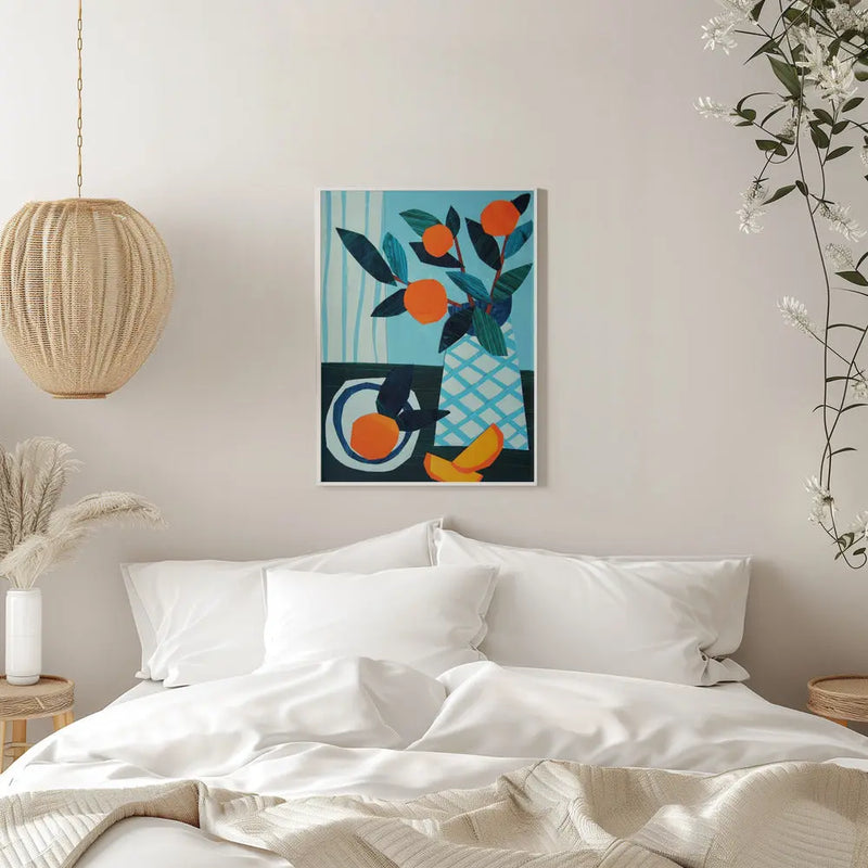 Citrus Morning Still Life - Stretched Canvas, Poster or Fine Art Print I Heart Wall Art