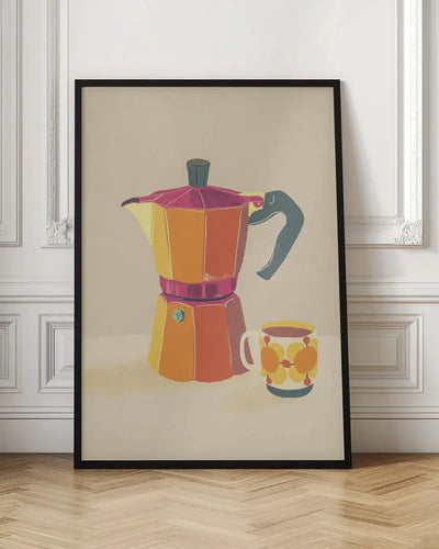 Coffee break - Stretched Canvas, Poster or Fine Art Print I Heart Wall Art