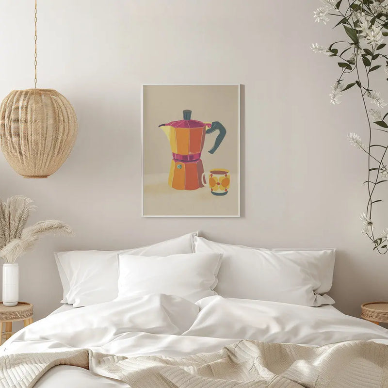 Coffee break - Stretched Canvas, Poster or Fine Art Print I Heart Wall Art