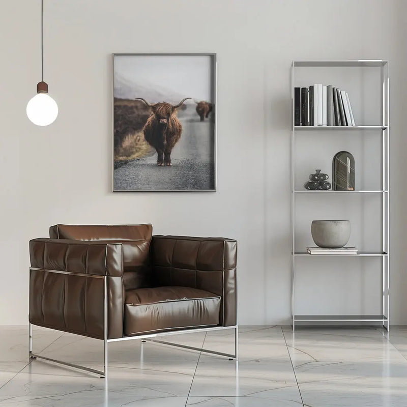 Cow - Stretched Canvas, Poster or Fine Art Print I Heart Wall Art