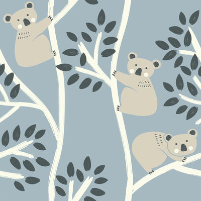 Cuddly Koala - Peel and Stick Removable Wallpaper I Heart Wall Art Australia 