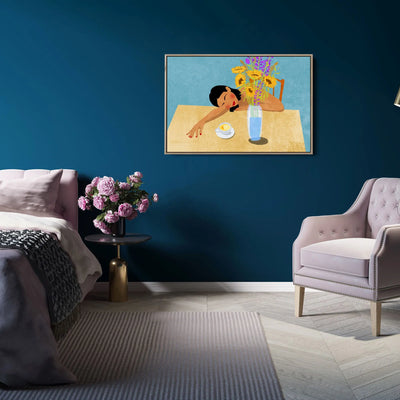 Day dreaming by Raissa Oltmanns - Stretched Canvas Print or Framed Fine Art Print - Artwork I Heart Wall Art Australia 