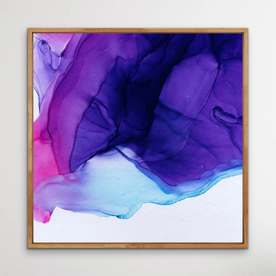 Decisions - Inkwell in Purple and Pink - Abstract Alcohol Ink Painting Wall Art Print - I Heart Wall Art