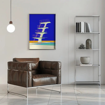 Diving Tower - Stretched Canvas, Poster or Fine Art Print I Heart Wall Art