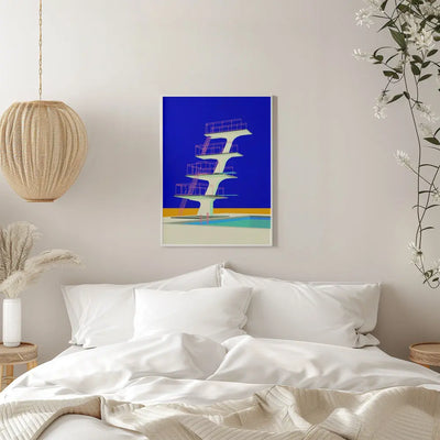 Diving Tower - Stretched Canvas, Poster or Fine Art Print I Heart Wall Art