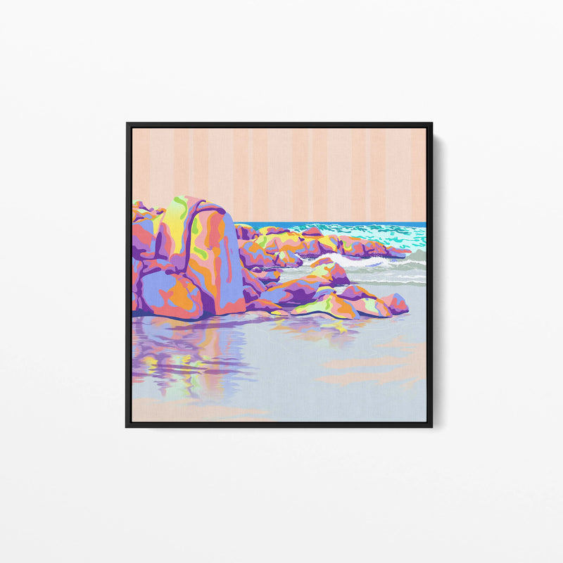 Edgy Beach By Unratio - Stretched Canvas Canvas Print or Framed Art Print I Heart Wall Art Australia 