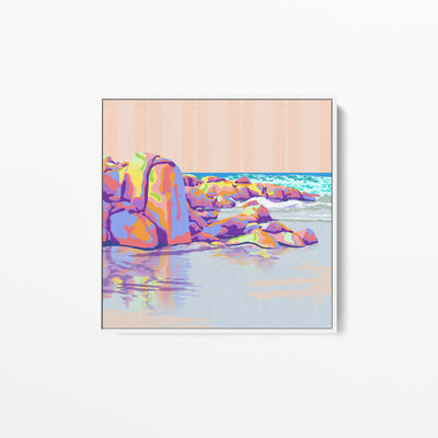 Edgy Beach By Unratio - Stretched Canvas Canvas Print or Framed Art Print I Heart Wall Art Australia 